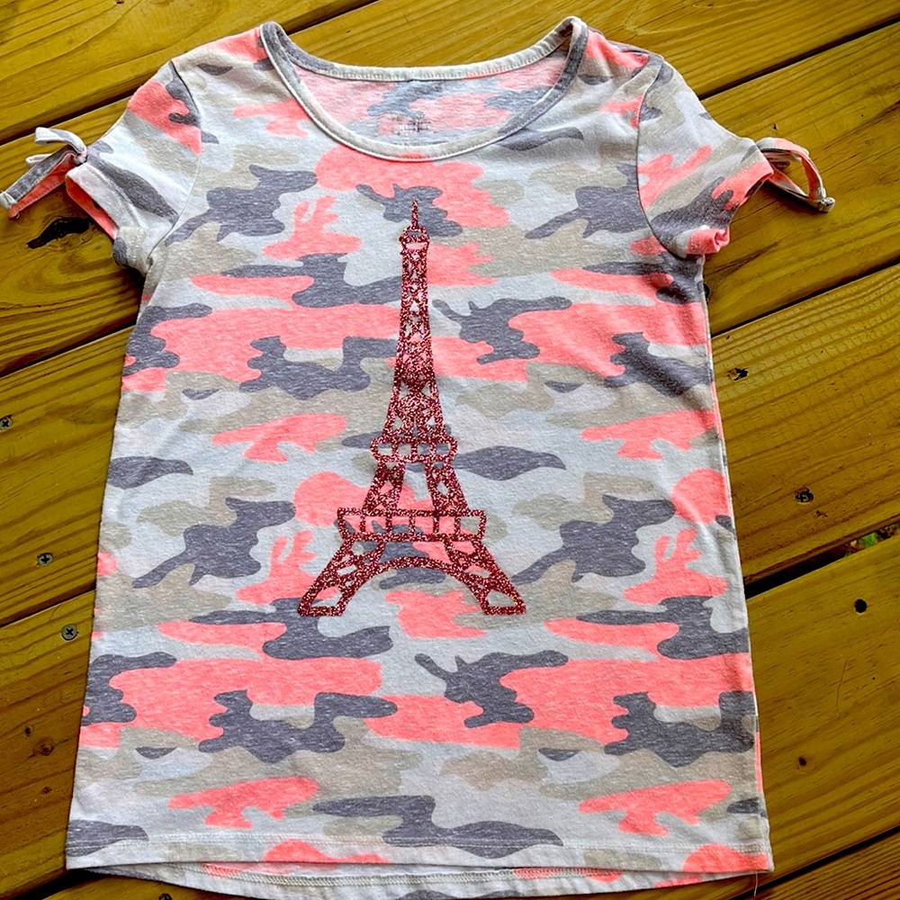 Justice 6/7 Paris Camo Tee